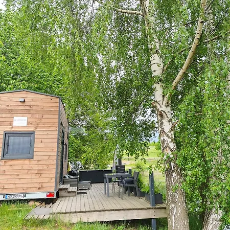 Tiny House Am Naturteich Mit Grill & Kamin - Bis 5 Personen Hébergement de vacances *