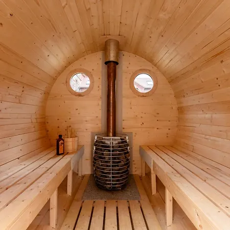 Hébergement de vacances Tiny House Am Naturteich Mit Grill & Kamin - Bis 5 Personen Großharthau
